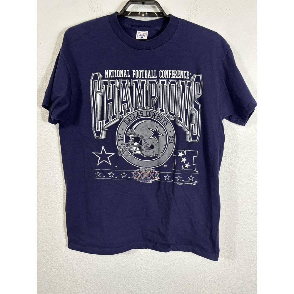 Vintage Dallas Cowboys Shirt Mens Large NFL‎ Football Super Bowl XXX Champions